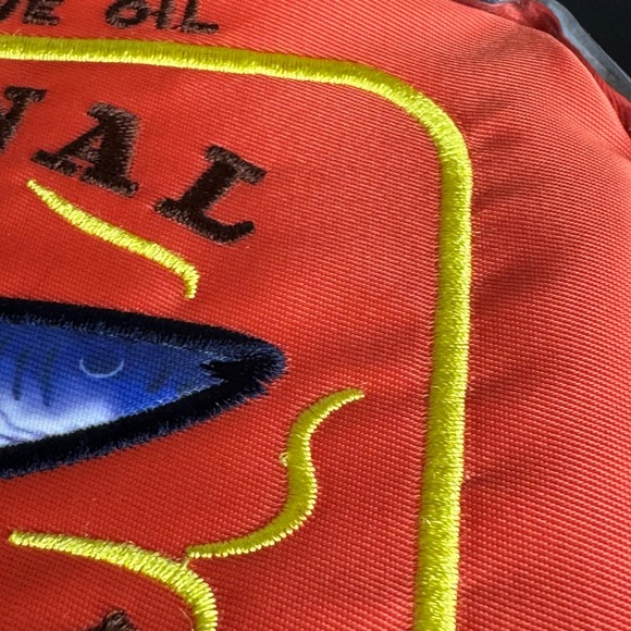 Viral Sardine Can Shiny Bag Embroidered Textured Cosmetic Pouch‎ Funky Unique - Picture 13 of 15